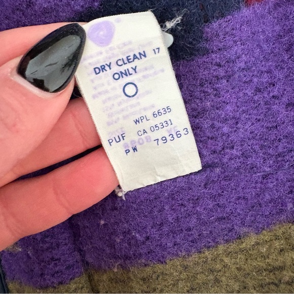 VINTAGE WOOLRICH Aztec Wool Southwestern Women’s Coat Sz M - Picture 10 of 10